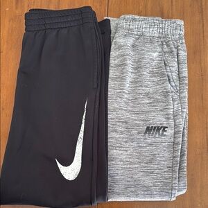 Nike Kids Black and Gray Joggers Set